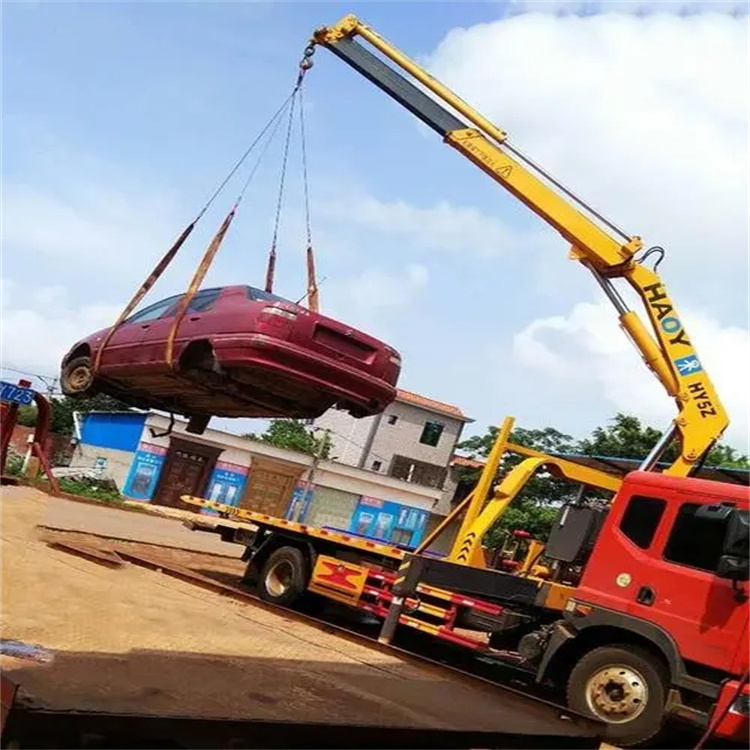 西沙吊车救援小汽车怎么吊